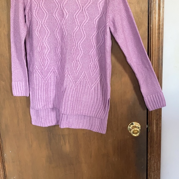 Offer$10 Sonoma sweater cowlneck supersoft tunic lavender casual boho office M - Picture 5 of 17